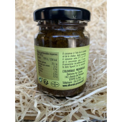 Pot de tapenade d'olives noires 90g