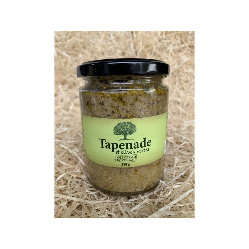 Pot de tapenade d'olives vertes 280g