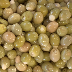 Olives vertes farcies amandes - 250g