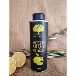 Huile d'olive aromatisée saveur Citron
