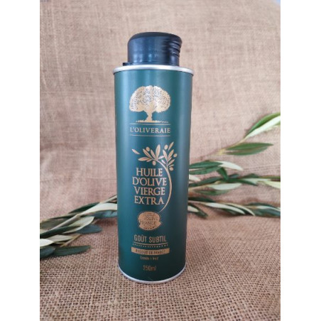 Huile d'olive goût subtil 250 ml