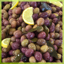 Olives tailladées citronnées - 250 g