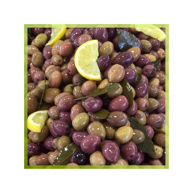 Olives tailladées citronnées - 250 g